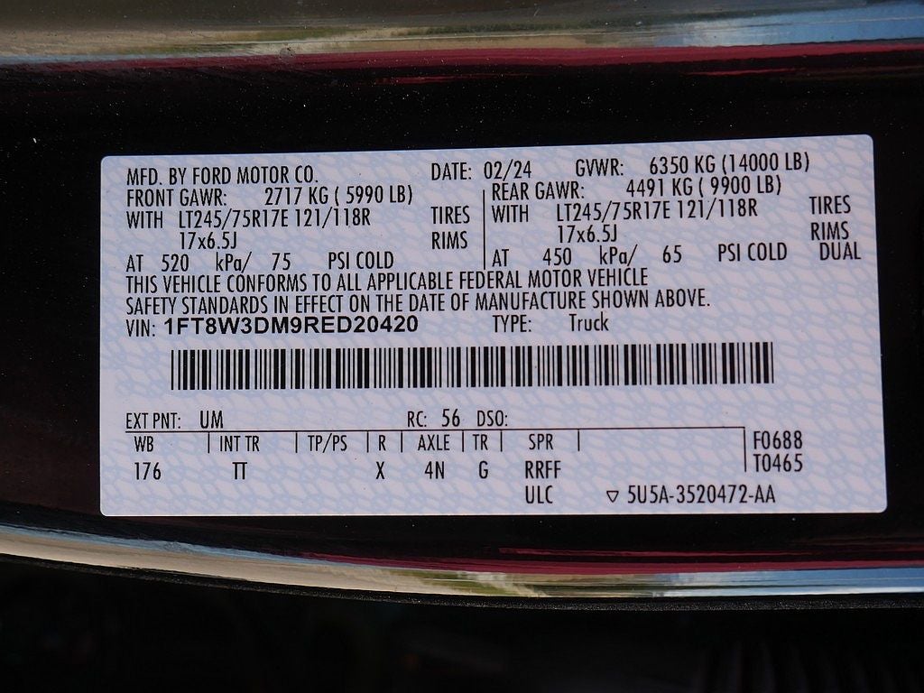 2024 Ford F-350SD Limited DRW