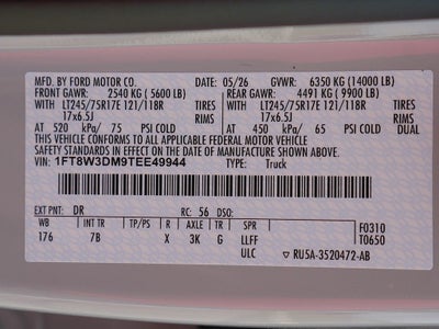 2026 Ford F-350SD Platinum DRW 4WD