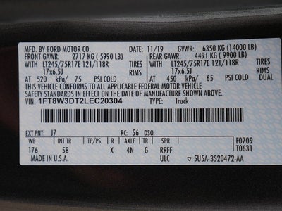 2020 Ford F-350SD Lariat DRW 6.7