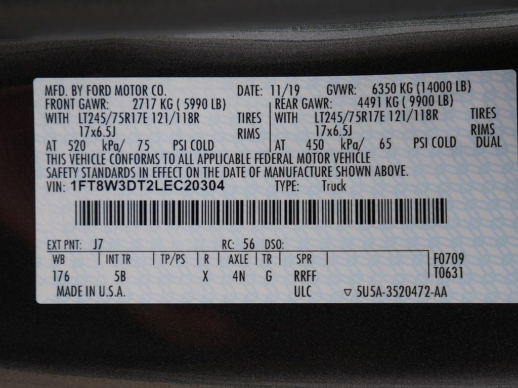 2020 Ford F-350SD Lariat DRW 6.7