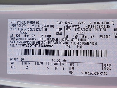 2026 Ford F-350SD XLT DRW 4WD