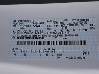 2025 Ford F-350SD XLT CREW 4WD