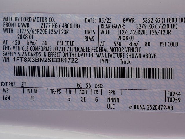 2025 Ford F-350SD XL SUPERCAB 4WD