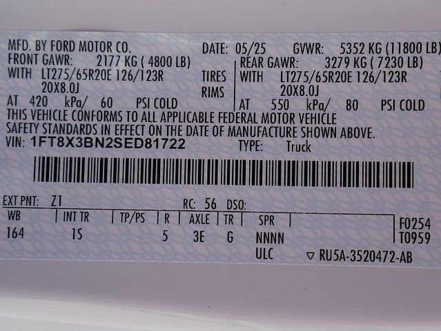 2025 Ford F-350SD XL SUPERCAB 4WD