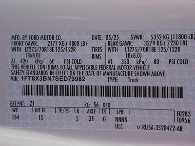 2025 Ford F-350SD XL SUPERCAB 4WD