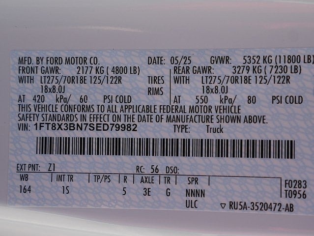 2025 Ford F-350SD XL SUPERCAB 4WD