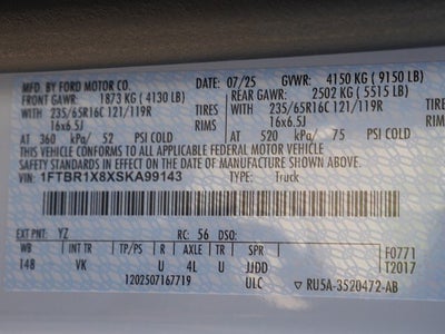 2025 Ford Transit-250 Base