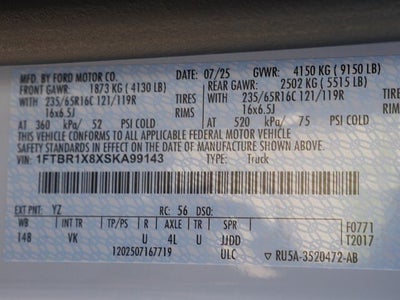 2025 Ford Transit-250 Base