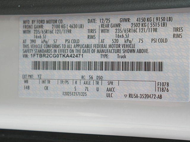 2026 Ford Transit-250 Base AWD