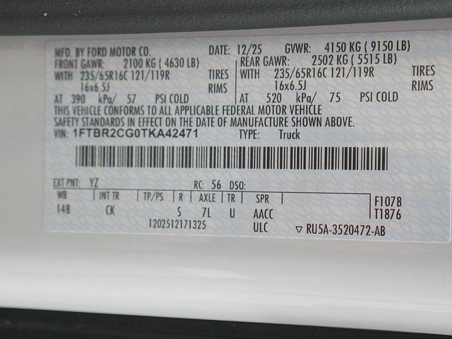 2026 Ford Transit-250 Base AWD