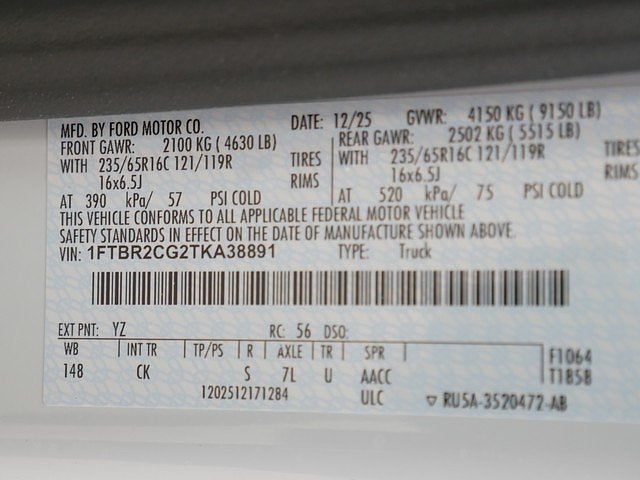 2026 Ford Transit-250 Base AWD