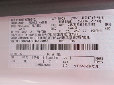 2026 Ford Transit-250 Base AWD