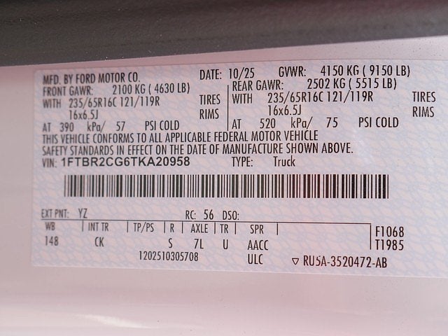 2026 Ford Transit-250 Base AWD