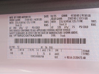 2026 Ford Transit-250 Base AWD