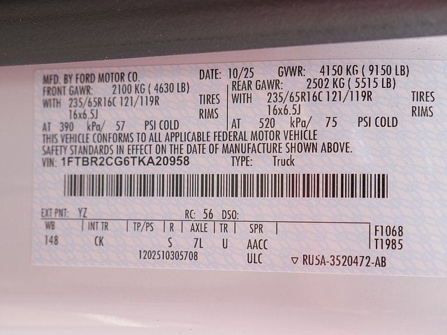 2026 Ford Transit-250 Base AWD