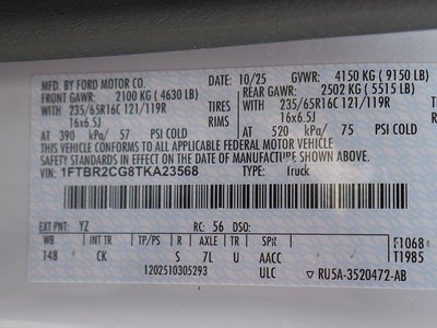 2026 Ford Transit-250 Base AWD