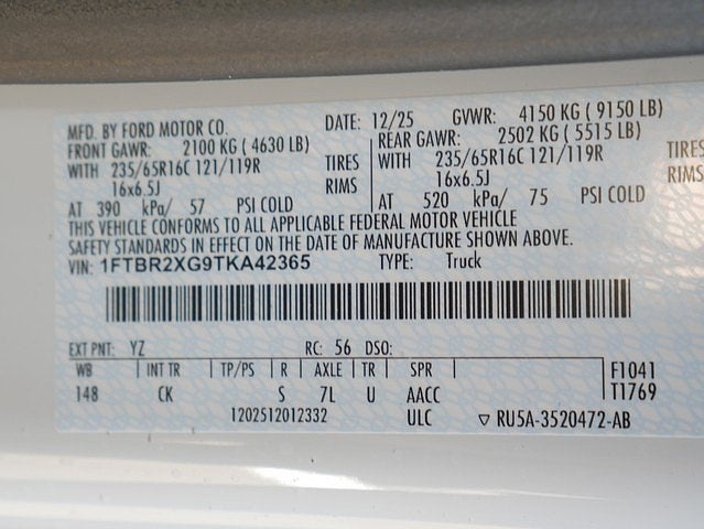 2026 Ford Transit-250 Base AWD