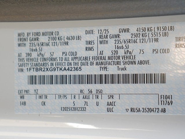 2026 Ford Transit-250 Base AWD