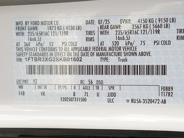 2025 Ford Transit-250 Base