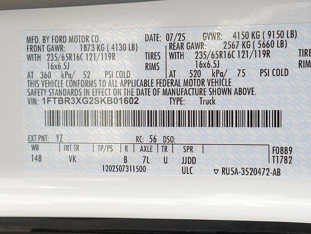 2025 Ford Transit-250 Base