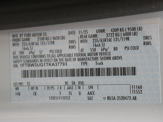 2026 Ford Transit-350 Base AWD