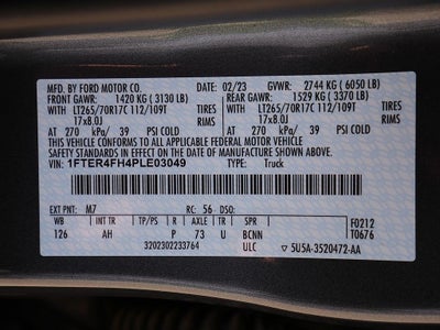 2023 Ford Ranger XLT TREMOR
