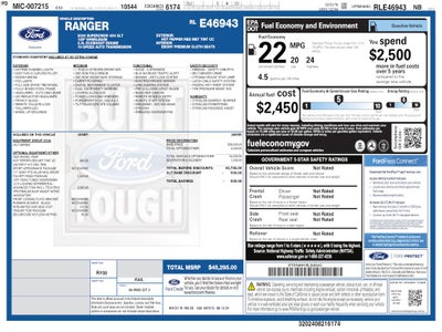 2024 Ford Ranger XLT CREW 4WD