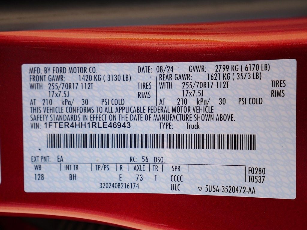 2024 Ford Ranger XLT CREW 4WD