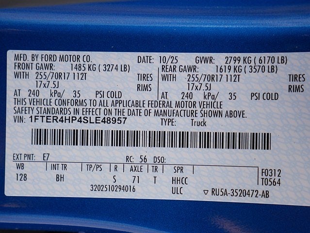 2025 Ford Ranger XLT CREW 4WD