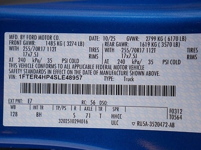 2025 Ford Ranger XLT CREW 4WD