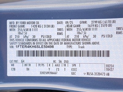 2025 Ford Ranger Lariat CREW 4WD