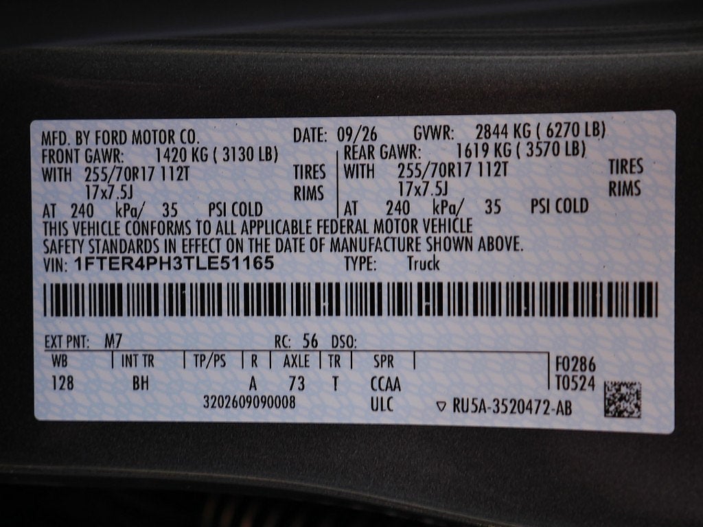 2026 Ford Ranger XL CREW 4WD