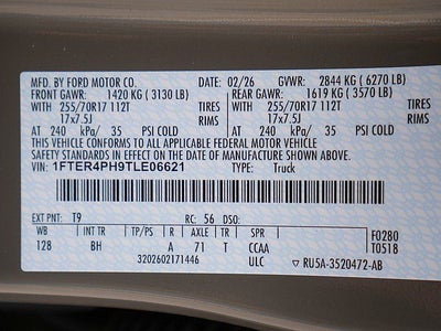 2026 Ford Ranger XL CREW 4WD