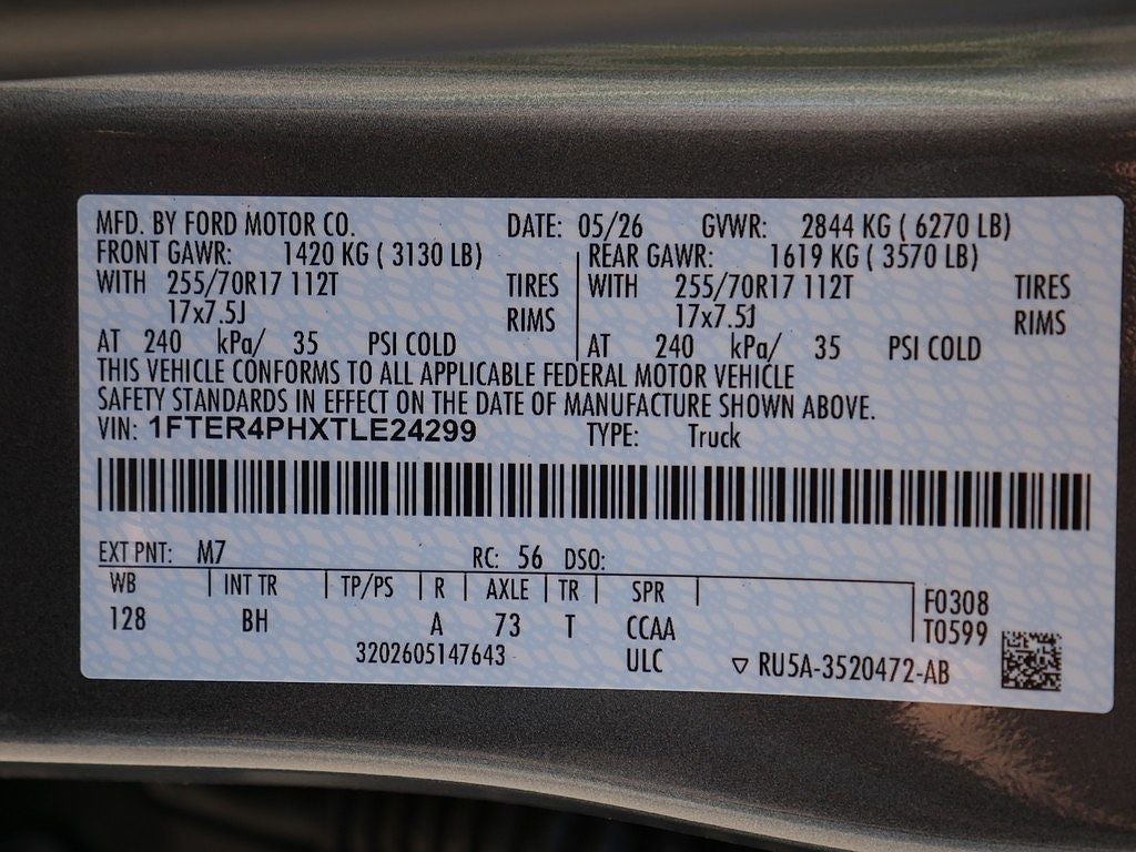 2026 Ford Ranger XL CREW 4WD