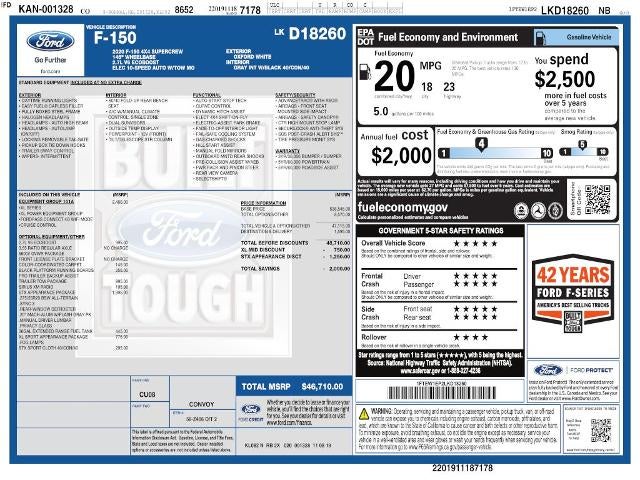 2020 Ford F-150 STX CREW 2.7