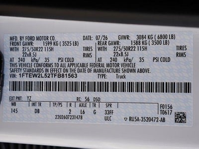 2026 Ford F-150 STX CREW 4WD