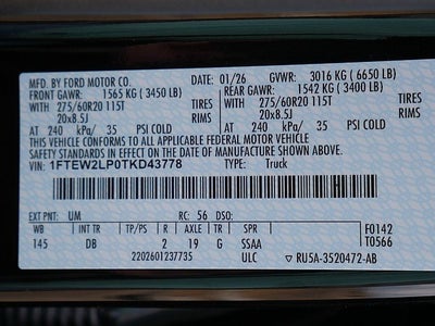 2026 Ford F-150 STX CREW 4WD