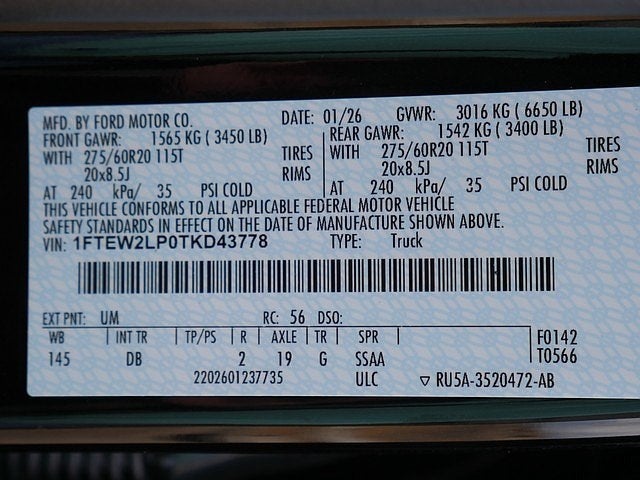 2026 Ford F-150 STX CREW 4WD