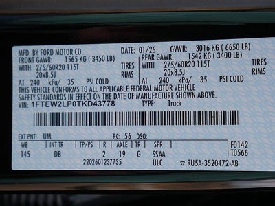 2026 Ford F-150 STX CREW 4WD