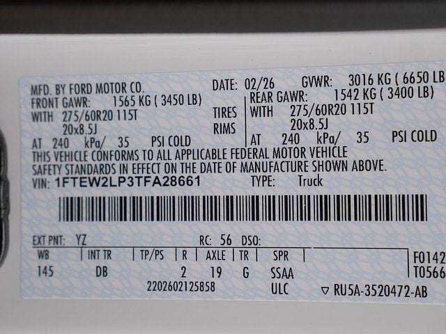 2026 Ford F-150 STX CREW 4WD