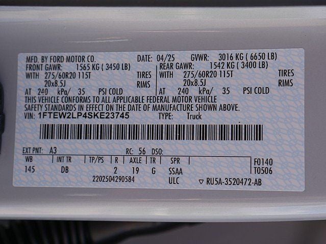 2025 Ford F-150 STX CREW 4WD