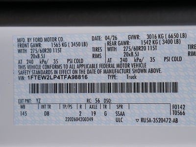 2026 Ford F-150 STX CREW 4WD