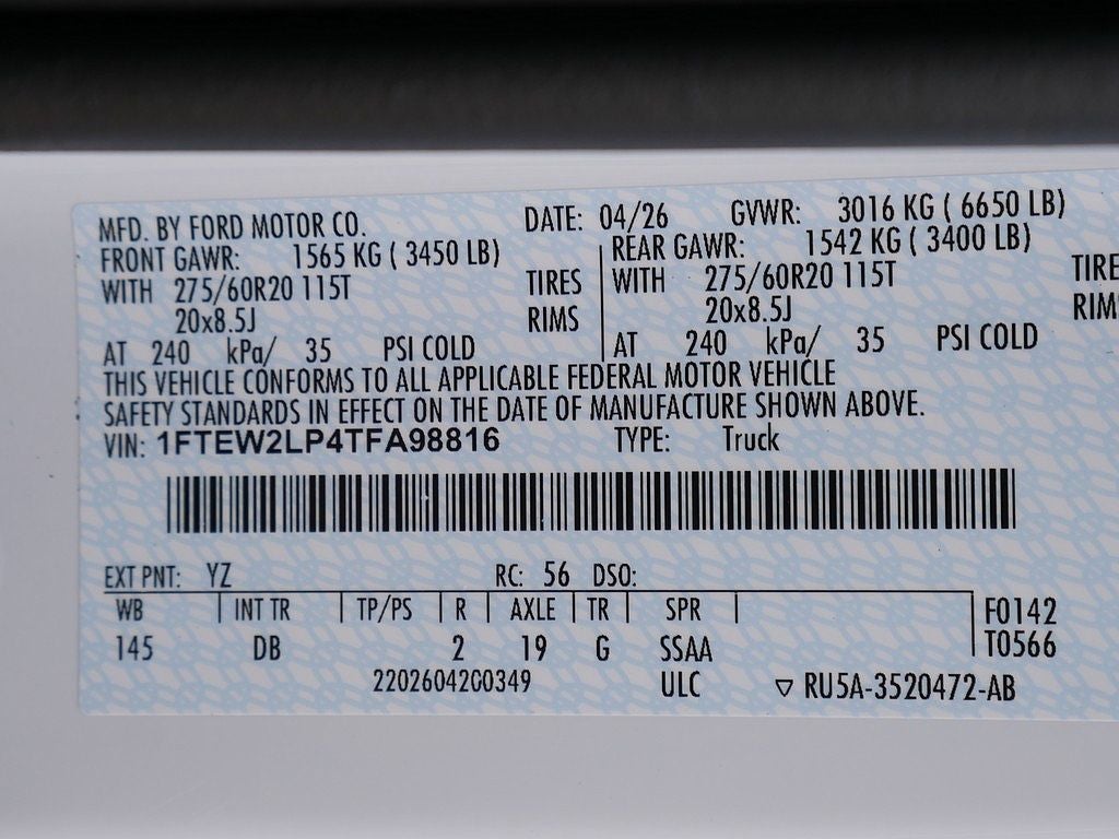 2026 Ford F-150 STX CREW 4WD