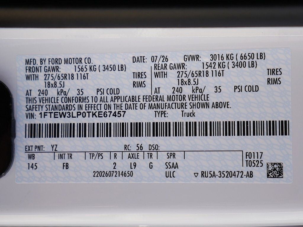 2026 Ford F-150 XLT CREW 4WD