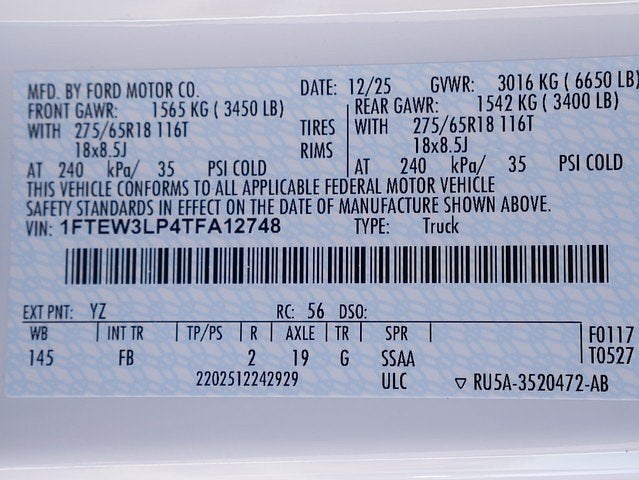 2026 Ford F-150 XLT CREW 4WD