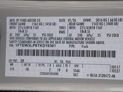 2026 Ford F-150 XLT CREW 4WD