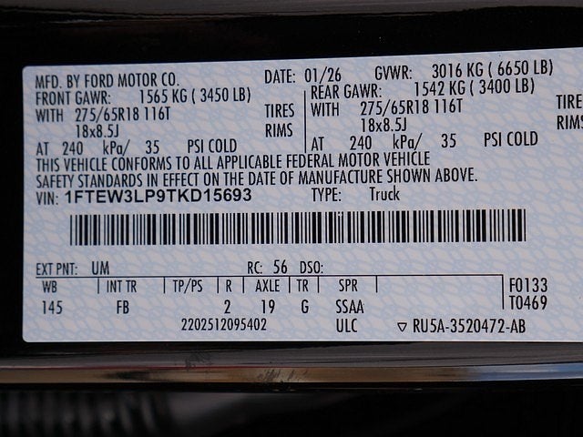 2026 Ford F-150 XLT CREW 4WD