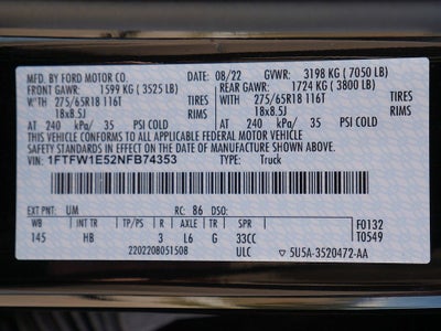 2022 Ford F-150 Lariat ROUSH 5.0