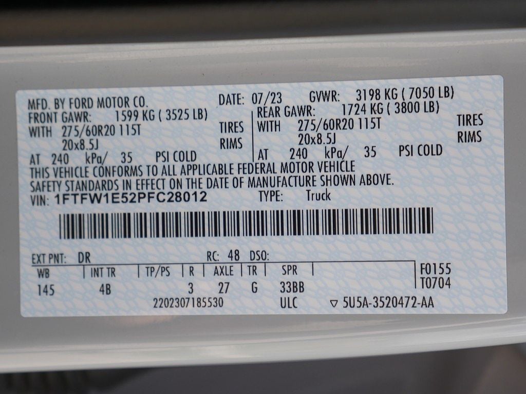 2023 Ford F-150 XLT CREW 5.0