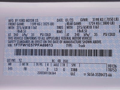 2023 Ford F-150 XLT CREW 5.0